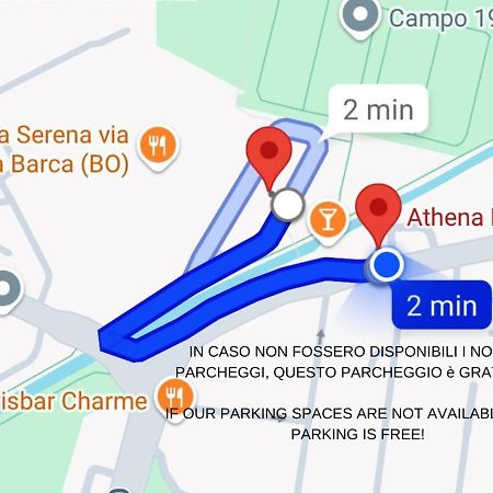 Athena Rooms - Parcheggio Privato Болоня Екстериор снимка